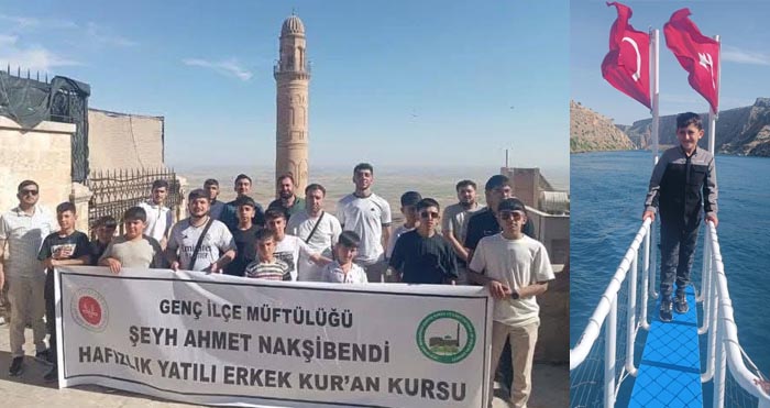 Kur'an kursu öğrencileri Şanlıurfa ve Mardin'de tarihi mekanları gezdi