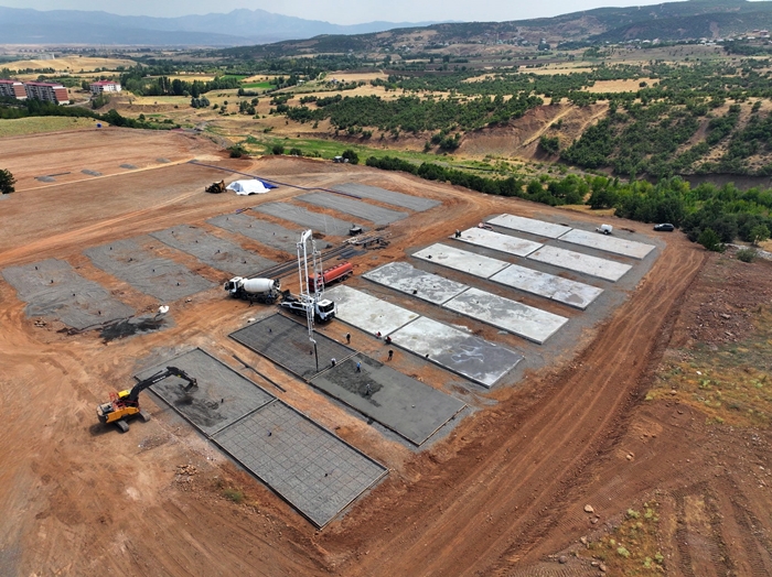 Bingöl'de konteyner kent yapımı devam ediyor