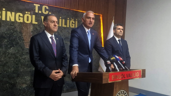 Kültür ve Turizm Bakanı Mehmet Nuri Ersoy Bingöl'ü ziyaret etti