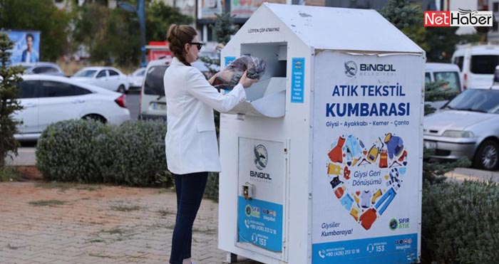 Bingöl Belediyesi 191 ton tekstil atığı topladı