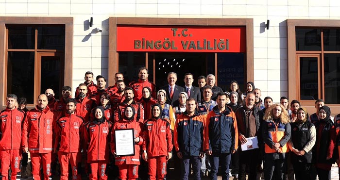 Bingöl genelinde 530 destek gönüllüsü göreve hazır