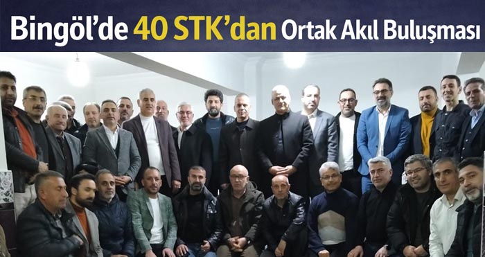 Bingöl’de 40 STK’dan ortak akıl buluşması