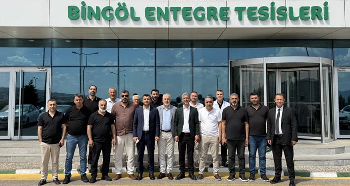 Esnaf odalarından Sütaş Bingöl Tesisleri'ne ziyaret