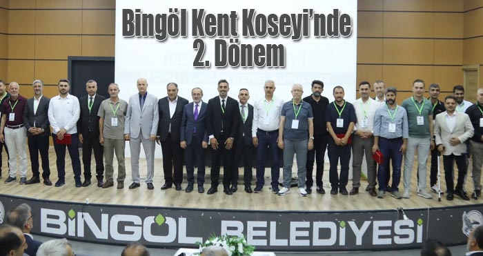 Bingöl Kent Konseyi 2. Dönem Başkanlığına Koyuldar seçildi