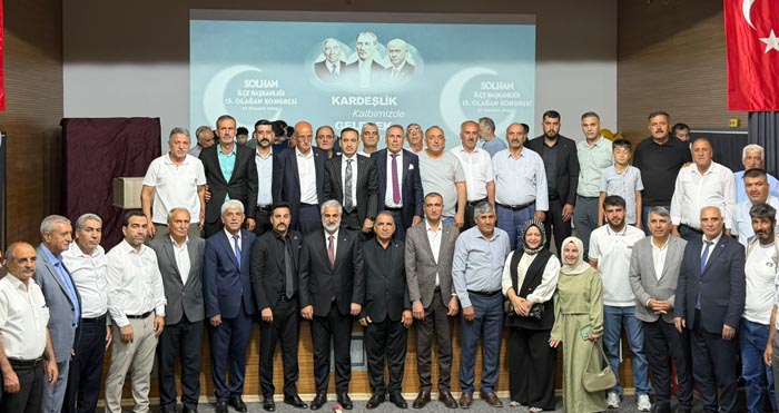 MHP Solhan İlçe Başkanı Hayati Hocaoğlu güven tazeledi.