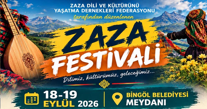 Bingöl’de Zaza Festivali heyecanı: 18-19 Eylül’de düzenlenecek